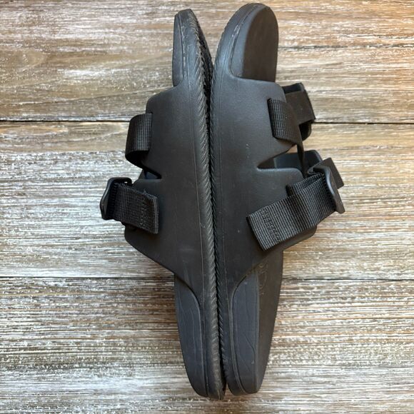Chaco Chillos Slide Sandal Men 12 Black Z Strap with Cinch Buckle JCH107089 - Picture 4 of 5